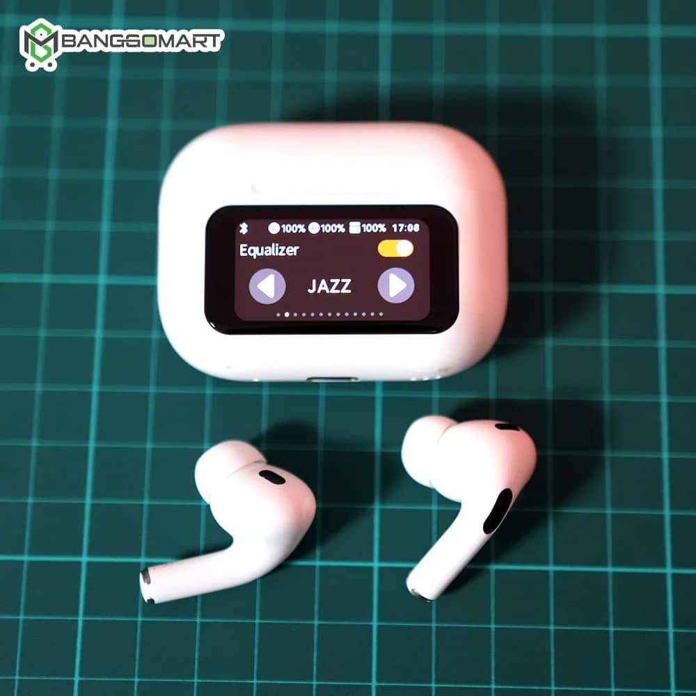 Airpod Pro 2 Generation with Touch Screen Display (White)