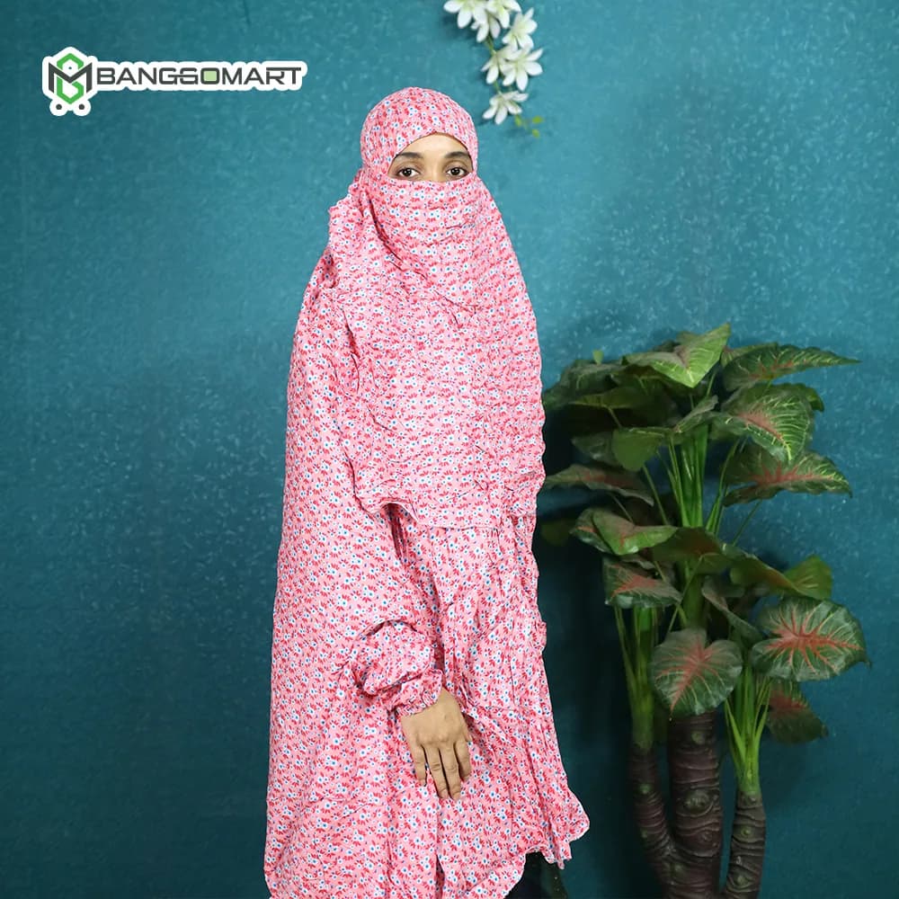 নামাজের কটন ফেব্রিক্স শর্ট খিমার (SKC-84)