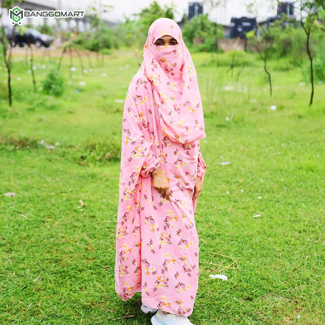দুবাই চেরী কাপড়ের সিঙ্গেল লং খিমার (CK-53)