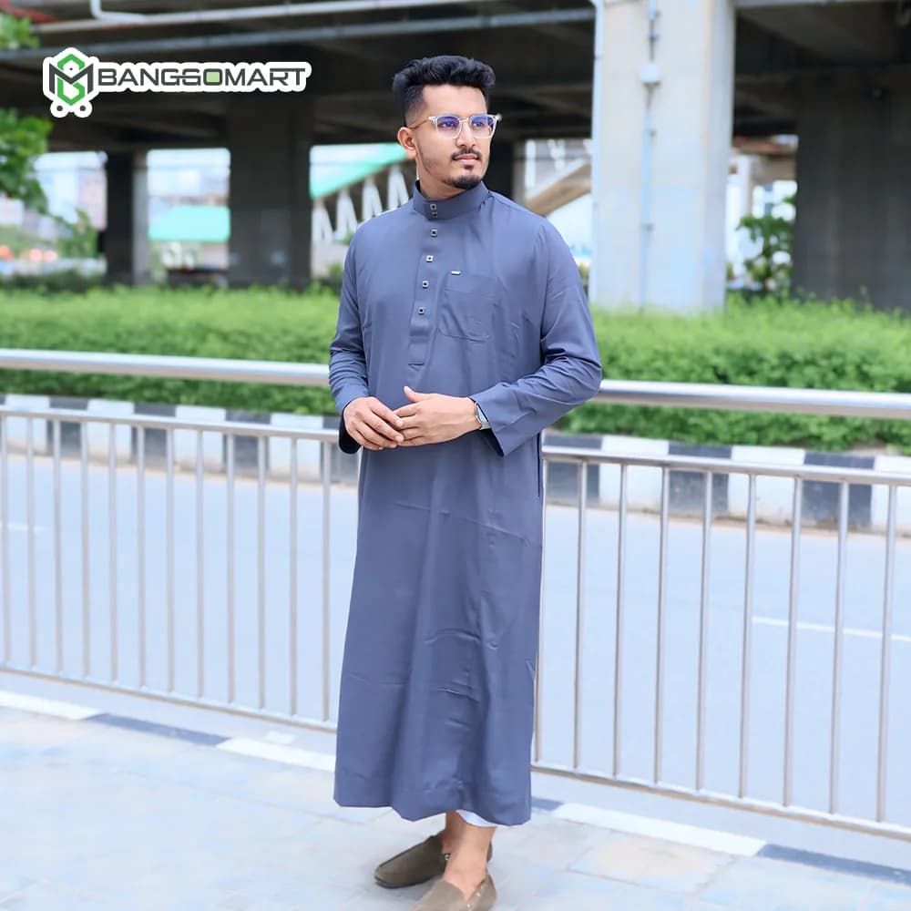 Al Aseel Premium Jubba Ash Color (Code - A103)