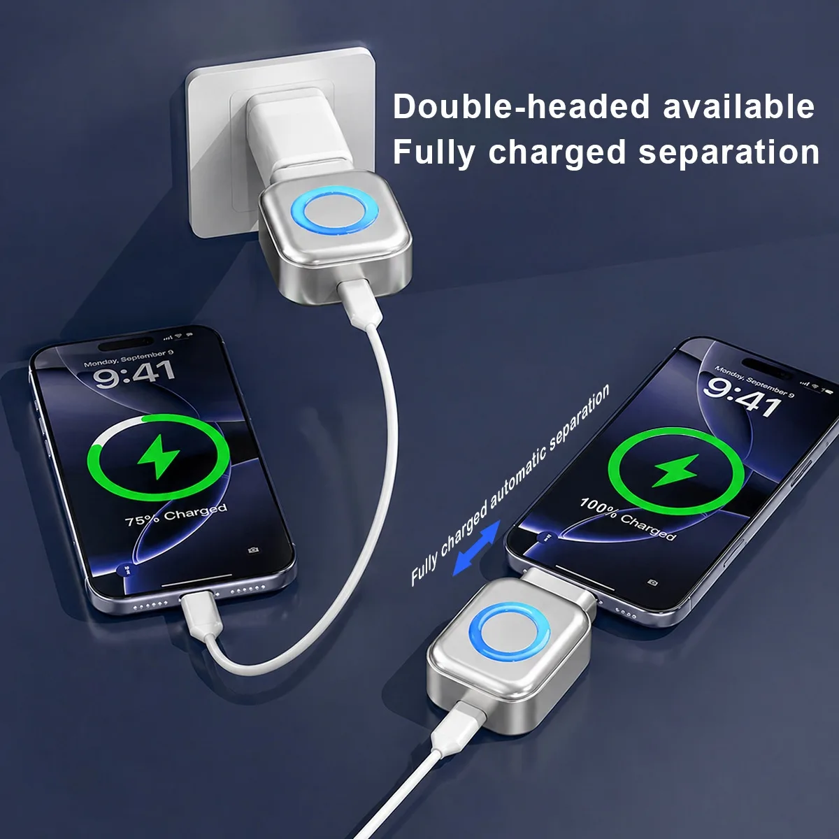 Type C Auto Power Cutoff Charge Separator Protector Supports Up to 140W Charging