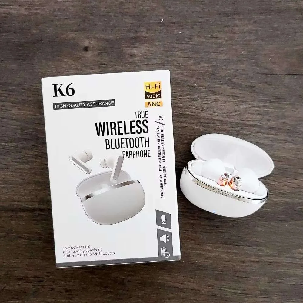K6 TWS In-Ear Wireless Noise Cancelling Earbuds