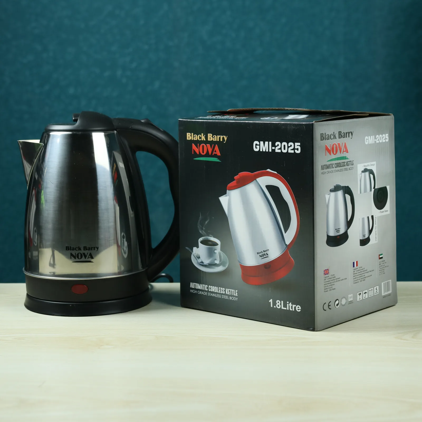 Nova Stainless Steel Electric Kettle