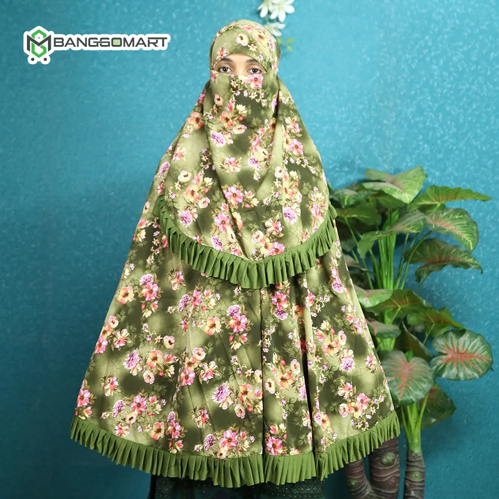 চেরি প্রিন্ট কাপড়ের ও নামাজের শর্ট খিমার (CKC-101)